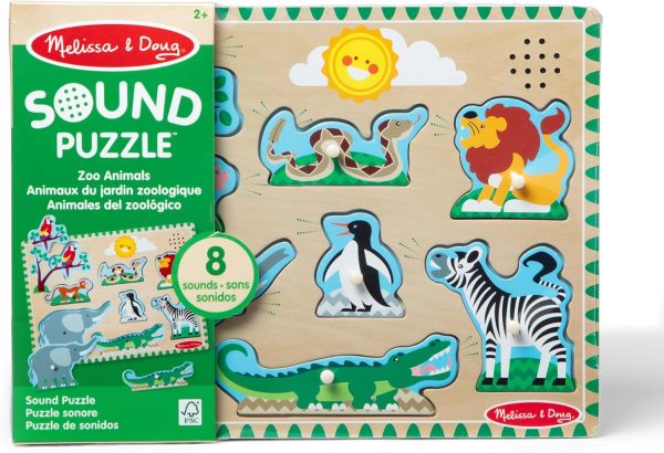 6074882 Zoo Animal Sound Puzzle - A Toy For You